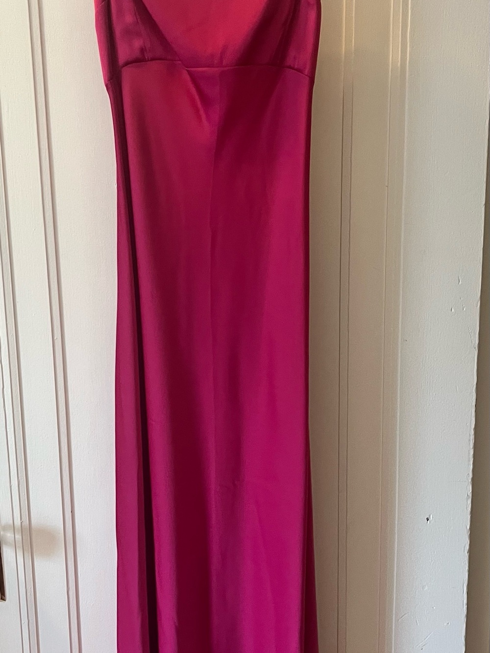 Abercrombie & Fitch Fuchsia Strapless Maxi Dress